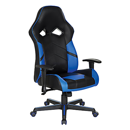 RS Gaming Davanti Vegan Leather High Back Gaming Chair BlackBlue