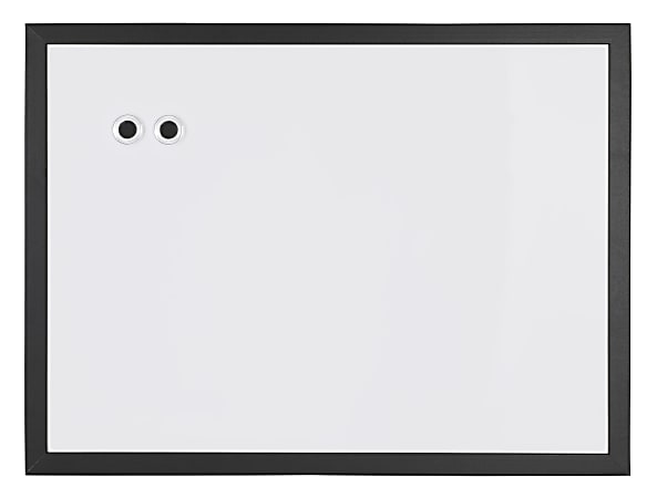 Flipside Non Magnetic Dry Erase Whiteboard BoardChalkboard Easel 18 12 x 18  12 Wood Frame With Pine Finish - Office Depot