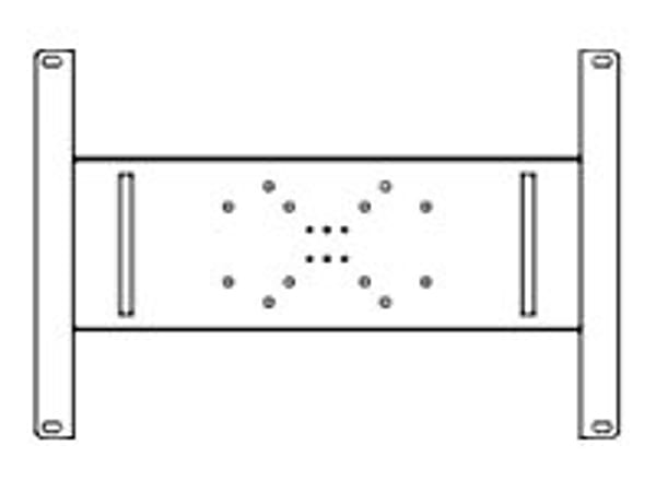 Peerless-AV PLP-V6X6 Mounting Plate for Flat Panel Display - Black - 600 x 600 - VESA Mount Compatible - 1