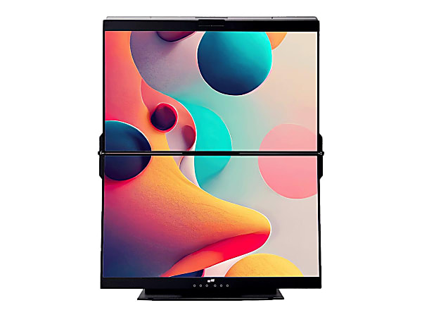 Mobile Pixels Geminos - Dual LCD monitor - 24" - 1920 x 1080 Full HD (1080p) @ 60 Hz - IPS - 250 cd/m² - 1000:1 - 2xHDMI, 2xUSB-C - speakers - black