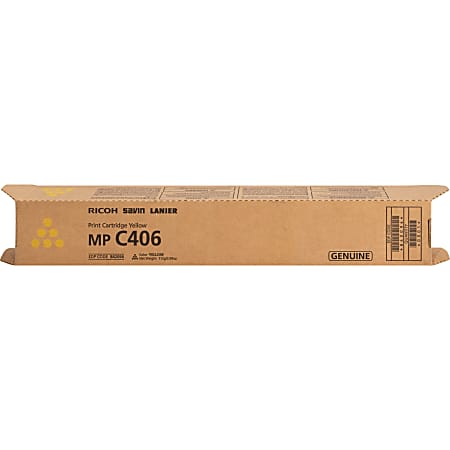 Ricoh Original Laser Toner Cartridge - Yellow - 1 Each - 6000 Pages Cyan Ricoh Original Laser Toner Cartridge - Yellow - 1 Each - 6000 Pages Cyan