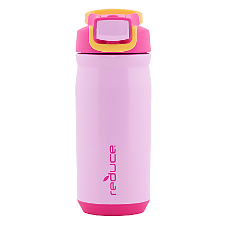 Base Brands Reduce Hydrate Pro Bottle, 14 Oz, Playdate Pink