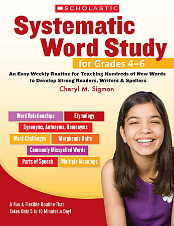 Scholastic Systematic Word Study For Grades 4–6