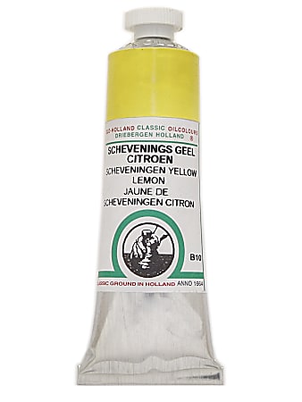 Old Holland Classic Oil Colors, 40 mL, Scheveningen Yellow Lemon, 010