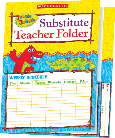 Scholastic Jingle Jungle Substitute Teacher Folder
