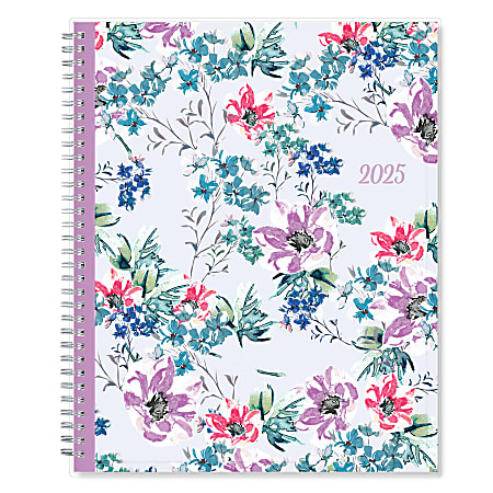 2025 Blue Sky Weekly/Monthly Planning Calendar, 8-1/2” x 11”, Laila, January To December