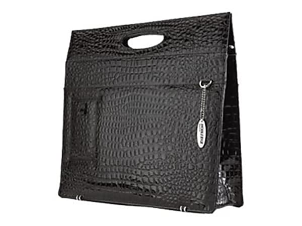 Mobile Edge Espresso Faux-Croc Case, Black