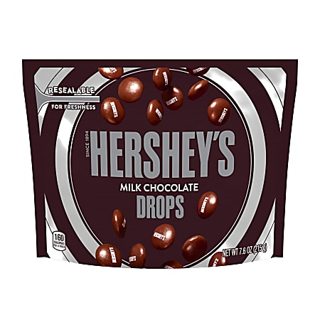 Hershey's® Milk Chocolate Drops, 7.6 Oz, Pack Of 3 Bags