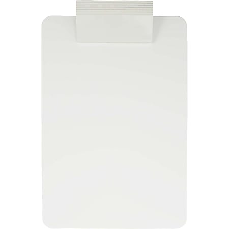 Saunders Antimicrobial Clipboard - 8 1/2" x 11" - White - 1 Each