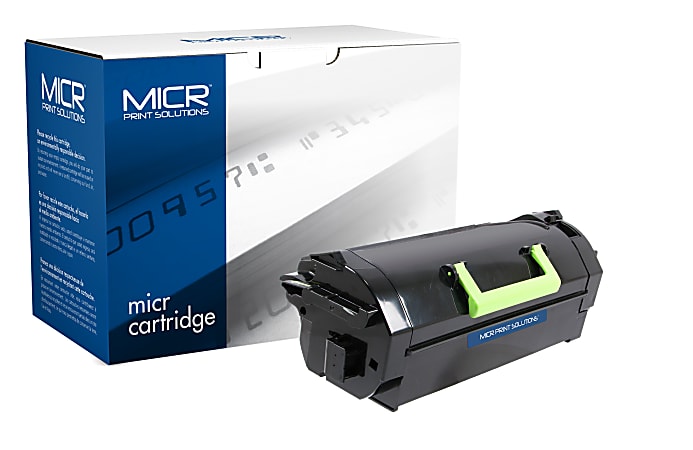 MICR Print Solutions Black High Yield MICR Toner Cartridge Replacement For Lexmark™ MS817, MCR817XM