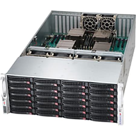 Supermicro SuperServer 8047R-7JRFT Barebone System - 4U Tower - Intel C602 Chipset - Socket R LGA-2011 - 4 x Processor Support - Black