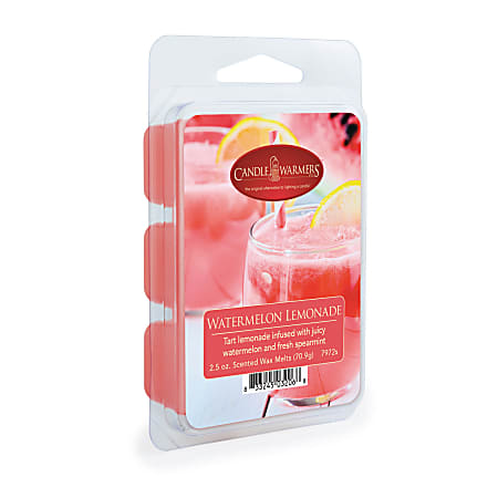 Candle Warmers Etc Wax Melts, Watermelon Lemonade, 2.5 Oz, Case Of 4 Packs