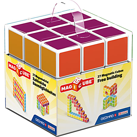 Geomag Magicube Free Building Set, Multicolor, Set Of