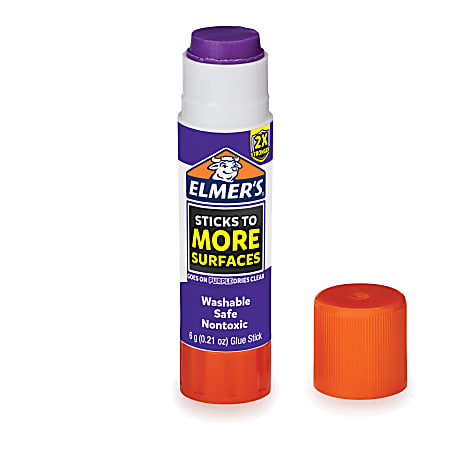 Bulk 30 Pc. .28 oz Elmer's® Purple Washable Glue Sticks Classroom Pack