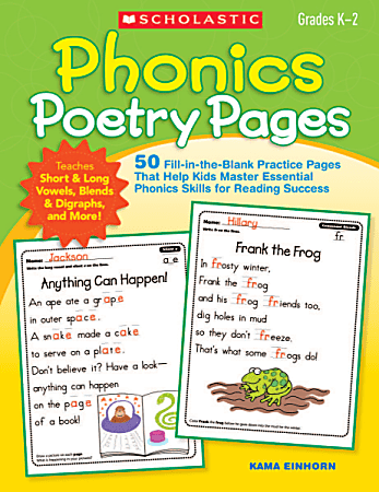 Scholastic Phonics Poetry Pages