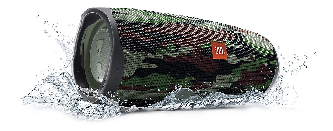 JBL Charge 4 Portable Bluetooth Speaker Black JBLCHARGE4BLKAM - Office Depot