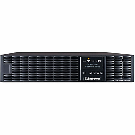 CyberPower OL3000RTXL2UN Smart App Online UPS Systems - 3000VA/2700W, 100 - 125 VAC, NEMA L5-30P, 2U, Rack/Tower, 7 Outlets, LCD- OL3000RTXL2UN