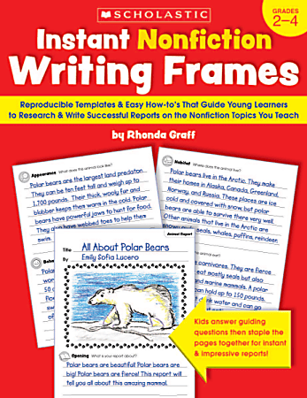 Scholastic Instant Nonfiction Writing Frames