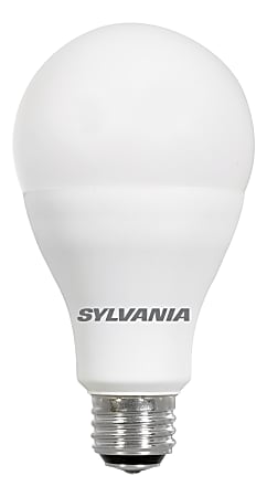 Sylvania A21 Dimmable 2600 Lumens LED Bulbs, 23 Watt, 2700 Kelvin/Soft White, Pack Of 6 Bulbs