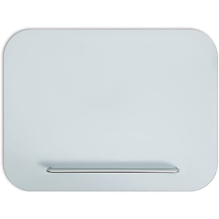 U Brands® Frameless Magnetic Dry-Erase Board, Glass, 36" X 24", White (Actual Size 35" x 23")