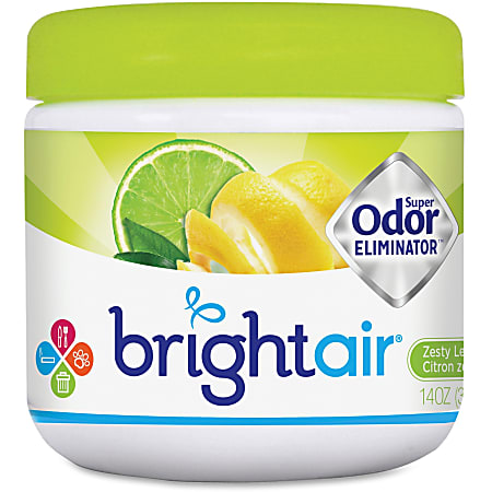 BRIGHT Air® Super Odor™ Eliminator Gel, Zesty Lemon Lime, 14 Oz