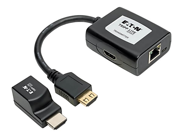 Eaton Tripp Lite Series HDMI over Cat5/Cat6 Extender Kit, Power over Cable, 1080p @ 60 Hz, TAA - Kit - video/audio extender - over CAT 5/6 - up to 100 ft - TAA Compliant