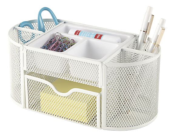 Office Desk Organizer (White)