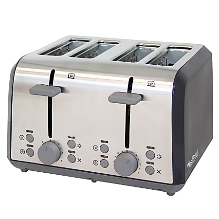 West Bend 4-Slice Toaster, Silver