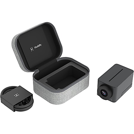 Huddly IQ Video Conferencing Camera - 12 Megapixel - 30 fps - Matte Black - USB 3.0 - 3840x 2160 Video - CMOS Sensor - Microphone - Computer, Notebook