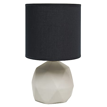 Grey geometric lamp store