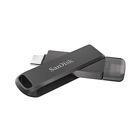 SanDisk Phone Drive 256 GB Black - Office Depot