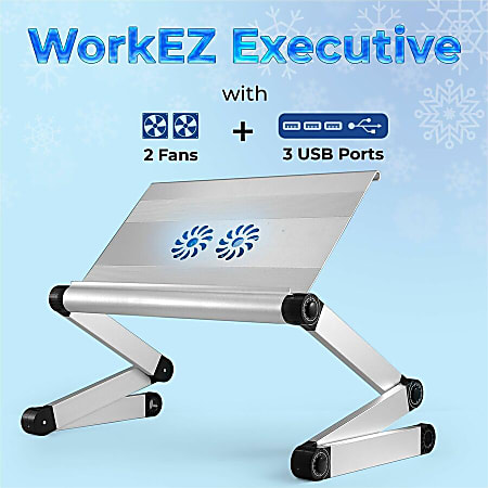 Uncaged Ergonomics Worker Best Laptop Stand Lap Desk in the Office  Accessories department at