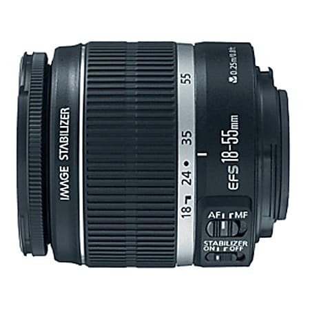 Canon EF-S 18-55mm f/3.5-5.6 IS Zoom Lens - f/3.5 to 5.6