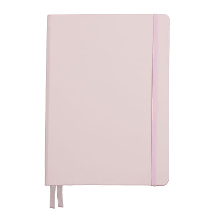 Russell & Hazel A5 Hardcover Vegan Leather Journal, 5-15/16" x 8-3/8", 252 Pages, Blush