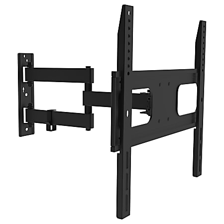 MegaMounts Full-Motion Metal Wall Mount For 32 - 75" Displays, Black