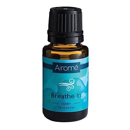 Airome Essential Oils, Breathe In Blend, 0.5 Fl Oz, Pack Of 2 Bottles