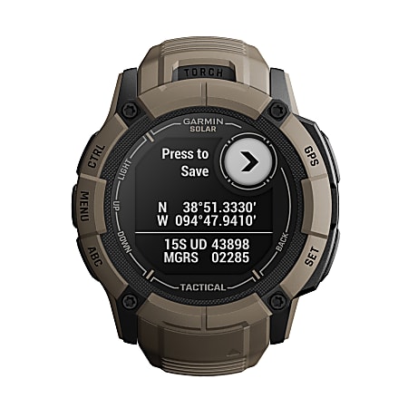 Garmin® Instinct 2X Tactical Edition Solar Smart Watch, Coyote Tan Garmin® Instinct 2X Tactical Edition Solar Smart Watch, Coyote Tan