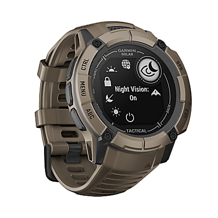 Garmin Instinct 2X Tactical Edition Solar Smart Watch Coyote Tan