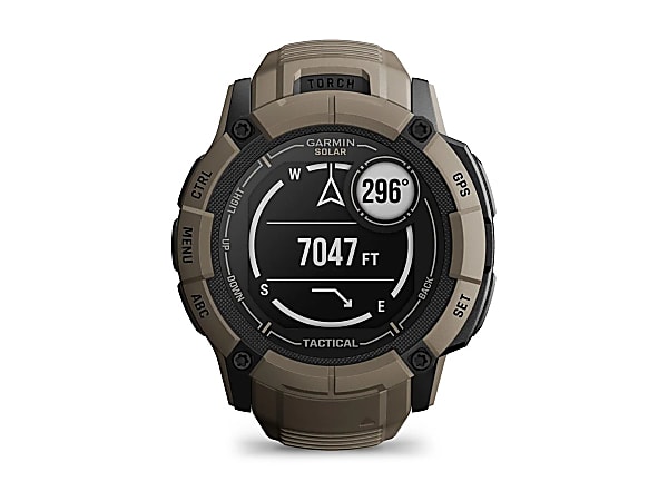 Garmin Instinct 2X Tactical Edition Solar Smart Watch Coyote Tan