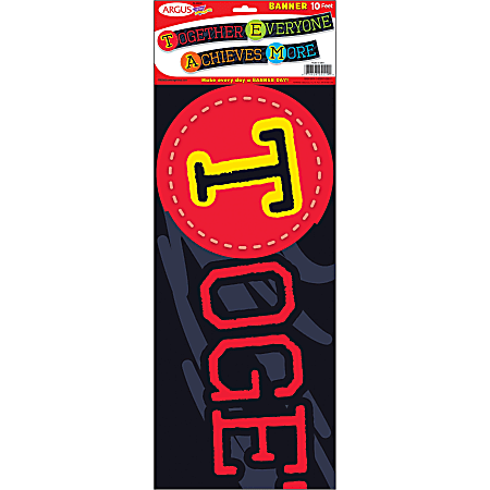 Trend TEAM Together Everyone Achieves More Banner - 10 ft Width