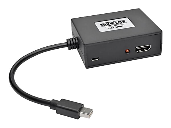 Tripp Lite 2-Port Mini DisplayPort to HDMI Multi-Stream Transport 4Kx2K @ 24/30Hz - Video splitter - 2 x HDMI + 1 x DisplayPort - desktop - TAA Compliant