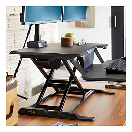 Power Riser Electric Standing Desk Converter 32, Black