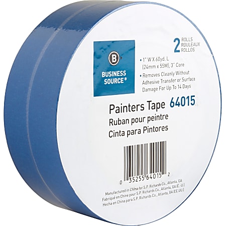 3 pack 1 inch x 60yd (24mm x 55m) STIKK Blue Painters Masking