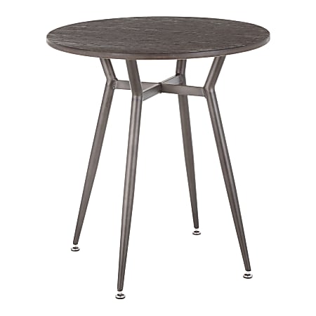 LumiSource Clara Industrial Dinette Table, 30-1/4"H x