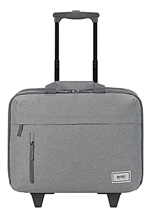 Solo New York Re:Start Rolling Bag With 15.6" Laptop Pocket, Gray