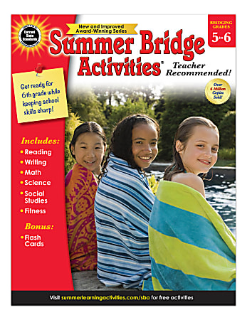 Carson-Dellosa Summer Bridge Activities Workbook, 2nd Edition, Grades 5-6