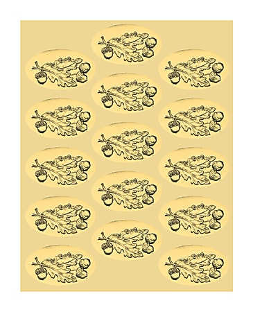 Great Papers!® Holiday Foil Seals Variety Pack, 1", Gold, Pack Of 60
