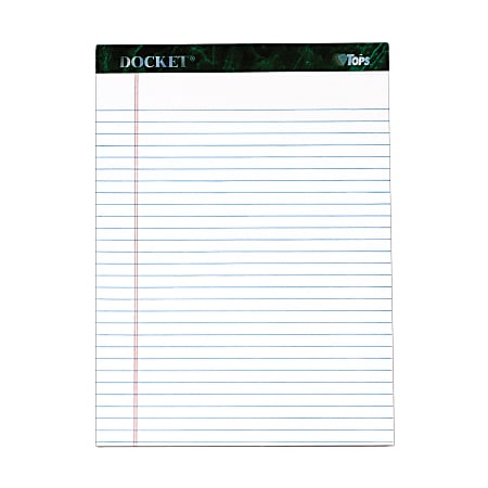 TOPS™ Docket™ Writing Pads, 8-1/2