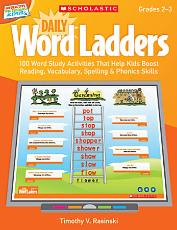 Scholastic Interactive Whiteboard Activities: Daily Word Ladders, Grades 1–2