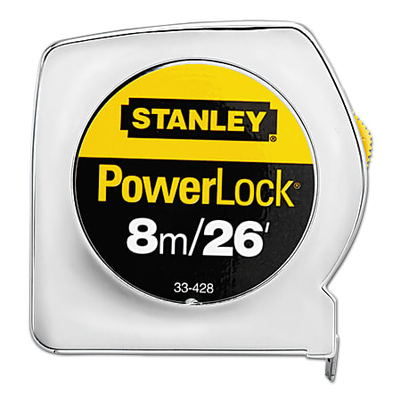 Powerlock® Tape Rules 1 in Wide Blade, 1 in x 8m/26 ft